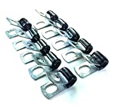 The Stop Shop Brake Line Clip Set for 3/16" tube. Pack of 10. Steel with Rubber Insulation