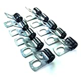 The Stop Shop 1/4" Brake Line Clip Set. Steel with Rubber Insulation. (Pack of 10)