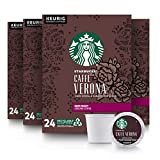 Starbucks K-Cup Coffee Pods—Dark Roast Coffee—Caffè Verona—100% Arabica—4 boxes (96 pods total)