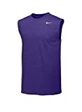 Nike Mens Legend Dri Fit Sleeveless T Shirt (X-Large, Purple)