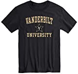 Ivysport Vanderbilt University Commodores Short-Sleeve T-Shirt, Heritage, Black, X-Large