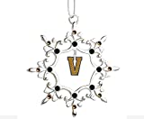 Vanderbilt University Crystal Christmas Ornament