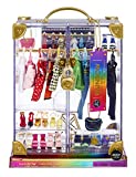 Rainbow High Deluxe Fashion Closet Playset–400+ Fashion Combinations! Portable Clear Acrylic Toy Closet Features 31+ Fashion Forward Pieces, Doll Clothing, Doll Accessories & Doll Storage | Ages 6-12