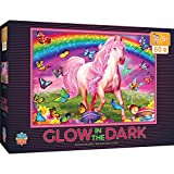 MasterPieces 60 Piece Glow in the Dark Fantasy Puzzle for Kids - Rainbow World - 14"x19"