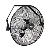 Comfort Zone CZHVW18 High-Velocity Industrial 3-Speed 18-inch Wall-Mount Fan with Aluminum Blades and Adjustable Tilt