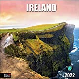 RED EMBER Ireland 2022 Hangable Wall Calendar - 12" x 24" Opened - Thick & Sturdy Paper - Giftable - Visit the Emerald Isle