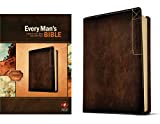 Every Man's Bible: New Living Translation, Deluxe Explorer Edition (LeatherLike, Brown)  Study Bible for Men with Study Notes, Book Introductions, and 44 Charts