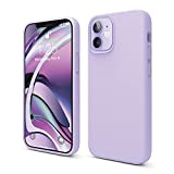 elago Liquid Silicone Case Compatible with iPhone 12 Mini Case, Full Body Protection (Screen & Camera Protection) case for iPhone 12 Mini 5.4 Inch (Purple)