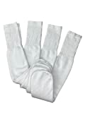 SuNi Apparel Mens White Tube Socks for Men - Mens Over the Calf Socks - Knee High Long Socks Size 13-17 (White)