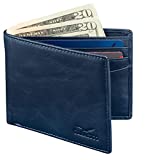 Wallet for Mens - Genuine Leather Slim Bifold RFID Wallet - Gift for Men Packed in Stylish Gift Box