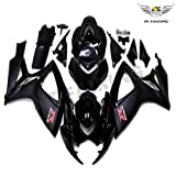 Fairing Glossy Matte Black Fit for Suzuki 2006 2007 GSXR 600/750 Injection Mold ABS Bodywork New Aftermarket Bodyframe Kit Plastic 06 07 GSX-R 600 750 Y04