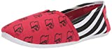 Louisville Cardinals NCAA Womens Stripe Canvas Shoes - L