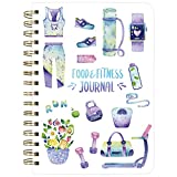 Food and Fitness Journal Meal Journal Diary Workout Wellness Log Notebook Planner Weight Loss Diet Meal Exercise Training Health Tracker 6.1" x 8.5"
