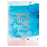 Erin Condren Designer Petite Planner - Wellness Log/Wellness Planner Achieve Health Goals, Track Fitness, Sleep, Nutrition, Water Intake, Habits and More