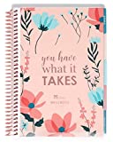 Erin Condren Coiled A5 Daily Wellness Planner, Features 160 Pages of 80 Pound Mohawk Paper Boost Productivity, Durable, Pretty, Cute, Stylize