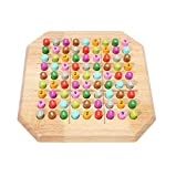 Wooden Sudoku Board Game with Number & Sudoku Puzzles Book - Large Family Game - Math Brain Teaser Desktop Game - 11.6 in