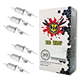 BIGWASP Professional Disposable Tattoo Needle Cartridge 3 Round Liner (3RL) 20Pcs