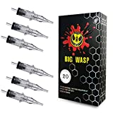 BIGWASP 4th Generation Premium Tattoo Needle Cartridges #10 Bugpin 3 Round Liner (3RL) 20Pcs