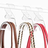 Wiosi Handbag Hanger 3 Pack - Durable Luxury Acrylic Holder Organizers Storage for Purse Tote Bag Satchel Backpack Crossover - Holds Up to 66Lbs – Easy to Clean, No Tools Required