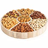 Milliard Deluxe Assorted Nut Platter, 25 ounce Holiday Nuts Gift Basket - Gourmet Food Gifts Prime Delivery, Kosher Nut Gift Box Set