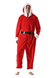 6449-L FollowMe Men's Adult Onesie Mens Pajamas Santa Large