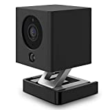 HOLACA Silicone Skin for Wyze Cam Wyze Cam V2 - Come with Quick Wall Mount Bracket - Anti-Scratch Protective Cover - Extra Protect Wyze Camera (1 Pack, Black)