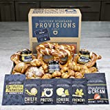 Eastern Standard Provisions The More The Merrier Holiday Gift Box with Merry Christmas Sticker, Freshly Baked Gourmet Soft Pretzel Snack, Premium Variety Pack