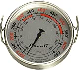 Escali AHG2 Stainless Steel Extra Large Direct Grill Surface Thermometer, Searing Temperature Zones 100-600F Degree Range