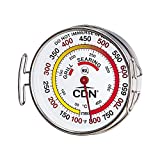 CDN Grill Surface Thermometer, Silver