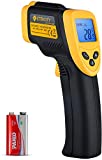 Etekcity Infrared Thermometer 1080, Heat Temperature Temp Gun for Cooking, Laser IR Surface Tool for Pizza Oven, Meat, Griddle, Grill, HVAC, Engine, Accessories, -58F to 1130F, Yellow