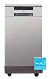 SPT SD-9263SS 18 Wide Portable Dishwasher with ENERGY STAR, 6 Wash Programs, 8 Place Settings and Stainless Steel Tub  Stainless