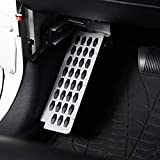 Hooke Road Dead Pedal Driver Foot Rest Pad Kick Panel for 2007-2018 Jeep Wrangler JK & Unlimited