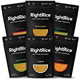 RightRice - Variety Pack (7oz. Pack of 6) - Made from Vegetables - High Protein, Vegan, non GMO, Gluten Free