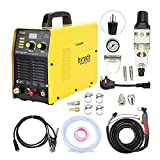 Plasma Cutter Pilot Arc, Dual Voltage 115/230V 50A Plasma Cutting Machine, Inverter Metal Plasma Cutter Max Cutting Thickness 14mm (HYC50DVP 115/230V)