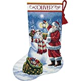 Dimensions Needlecrafts Dimensions Holiday Glow Stocking Counted Cross Stitch Kit, 70-08952
