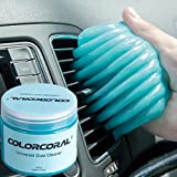 ColorCoral Cleaning Gel Universal Gel Cleaner for Car Vent Keyboard Auto Cleaning Putty Dashboard Dust Remover Putty Auto Duster Cleaning Kit 160G