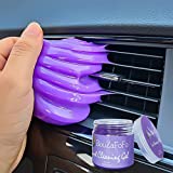 Car Detailing Kit Car Cleaning Gel Universal Car Air Vent Dust Cleaner Car Accessories for Women Men Car Cleaning Supplies Auto Detailing Tools Interior Cleaning Putty Mud Slime for Keyboard PC Purple