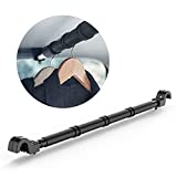 LITTLEMOLE Car Clothes Hanger Bar, Expandable Vehicle Clothing Rack Hanger Rod with Heavy Duty Metal and Rubber Grips, Great for Travel or Garment Cloths