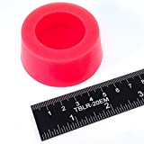 (1) 2 1/8" x 2 1/2" #12 High Temp Silicone Rubber Tapered Stopper Plug Powder Coating Paint Masking