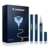 Smilestra Teeth Whitening Kit with LED Light, Non-Sensitive Teeth Whitener with 3 Tooth Whitening Gel Pens, 35% Carbamide Peroxide, Teeth Whitening Products Made in USA with Case.