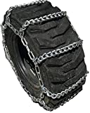 TireChain.com 8.3-24, 10.5/80-18, 12-16.5, 280/70R20, 300/70R20, 315/75D15 Ladder Tractor Tire Chains Set of 2