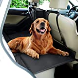 FrontPet Backseat Bridge Car Extender - Seat Pet Bridge Platform for Dogs, Water Resistant Pet Car Barrier, Universal Fit, Trucks, SUVs, and Full Sized Sedans, with Storage Pocket