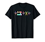 Quilter Sewing Heartbeat T-Shirt For Quilting Lover MM