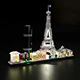 LIGHTAILING Light Set for (Architecture Paris) Building Blocks Model - Led Light kit Compatible with Lego 21044(NOT Included The Model)