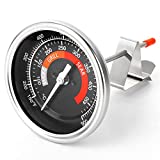 MEANLIN MEASURE Accurate Thermometer Replacement for Big Green Egg Grills, HD 3.3 Large Dial & Waterproof Temperature Gauge for BGE Accessories, Dome Lid Thermostat Made of Stainless Steel