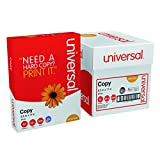 Universal 11289 8.5 x 11 Plain Paper for Fax, Copier & Printer, 20 lb, 5/Ream, White