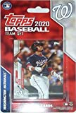 2020 Topps Factory Sealed Washington Nationals Team Set of 17 Cards: Juan Soto(#WAS-1), Max Scherzer(#WAS-2), Trea Turner(#WAS-3), Victor Robles(#WAS-4), Stephen Strasburg(#WAS-5), Patrick Corbin(#WAS-6), Wilmer Difo(#WAS-7), Joe Ross(#WAS-8), Sean Doolittle(#WAS-9), Nationals Win World Series(#WAS-10), Adam Eaton(#WAS-11), Anibal Sanchez(#WAS-12), Carter Kieboom(#WAS-13), Yan Gomes(#WAS-14), Kurt Suzuki(#WAS-15), Daniel Hudson(#WAS-16), plus more