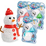 Educational Insights Playfoam Build-a-Snowman Toy, Set of 3, Fidget & Sensory Toy, Stocking Stuffer for Boys & Girls, Christmas Gift, Ages 3+, Amazon Exclusive