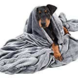 Dog Blankets for Large Dogs, Super Soft Warm Sherpa Fleece Plush Doggie Blankets and Throws for Small Medium Puppy Doggy Pet Cats