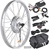 AW 24" Electric Bicycle Front Wheel EBike Conversion Kit for 24" x 1.75" to 2.1" Tire 36V 750W Motor